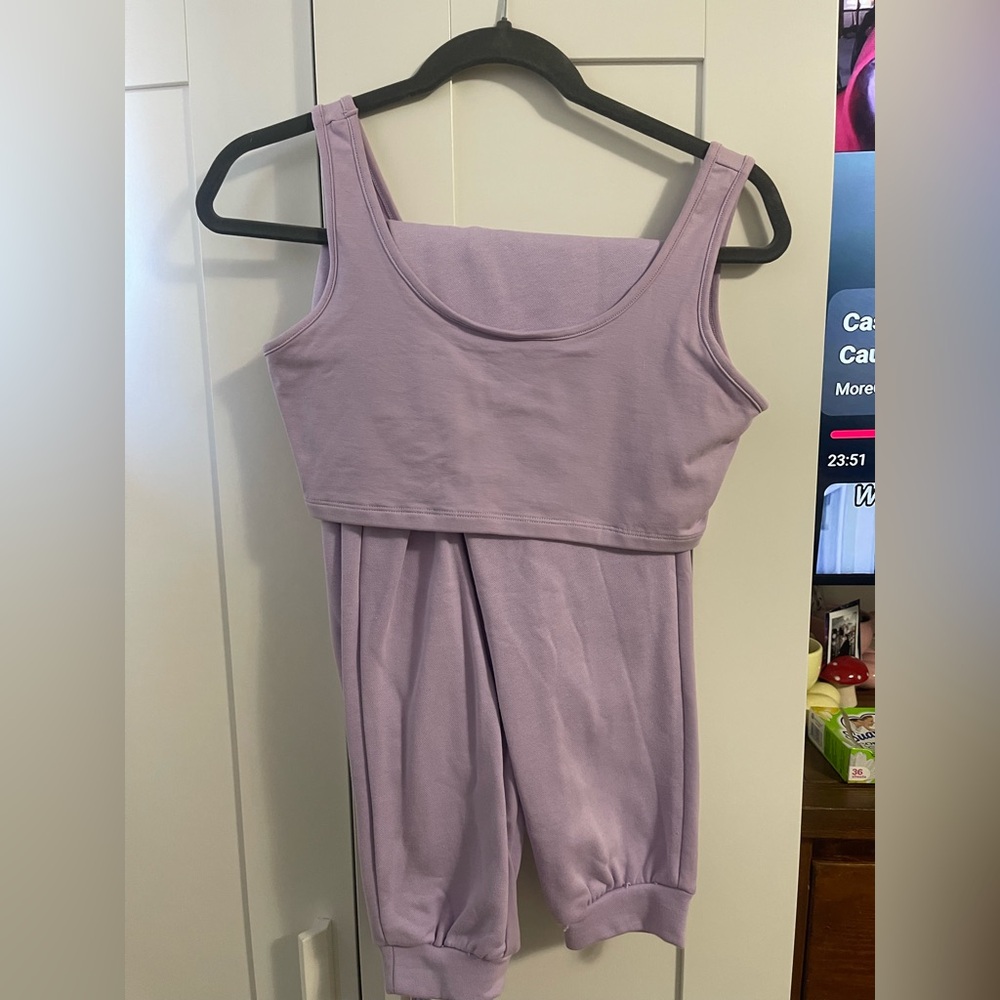 Lavender Sleeveless Set